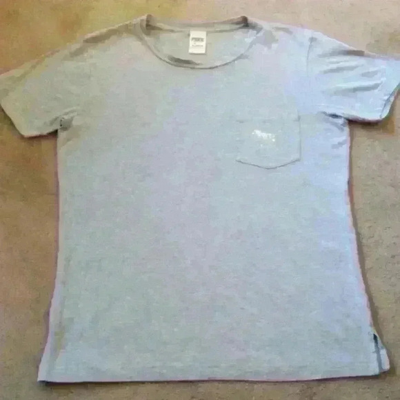 PINK VS BLING‎ SILVER SEQUIN DOG T-SHIRT - Picture 1 of 11